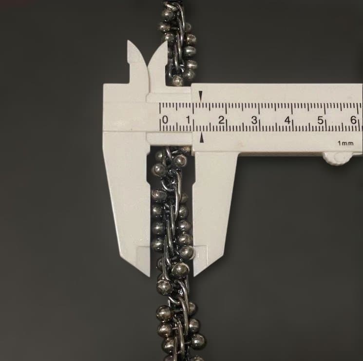 Vintage メキシコ シルバー パール DNA ブレスレット