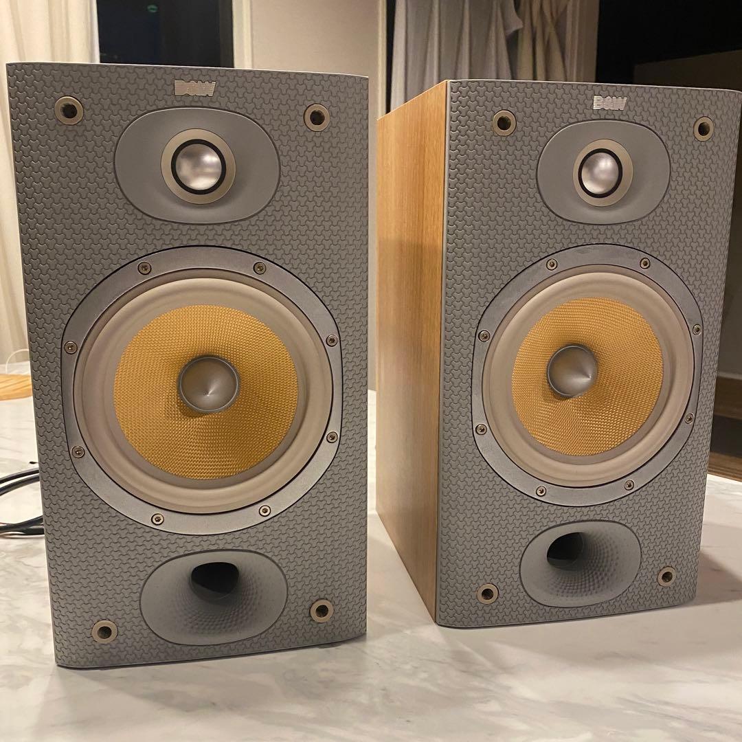 Bowers&Wilkins スピーカー　ペア　バイワイヤリング用コード付き