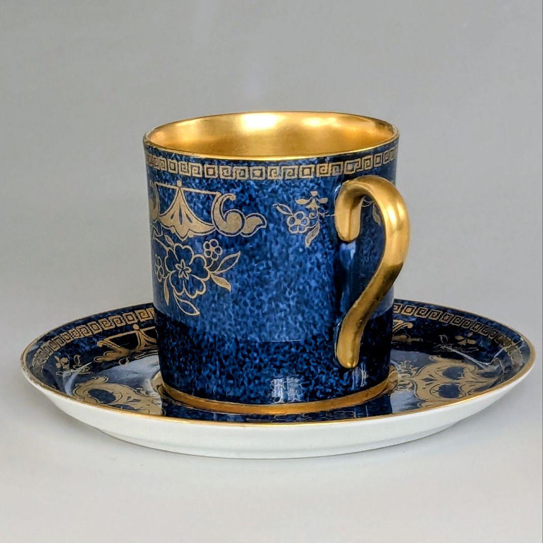 Collingwood コリングウッド金彩 パウダーブルー カップ&ソーサー