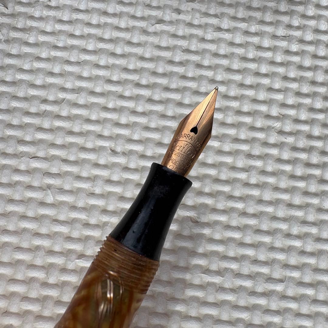 sailor セーラー 万年筆 箱あり　セルロイド　べっ甲