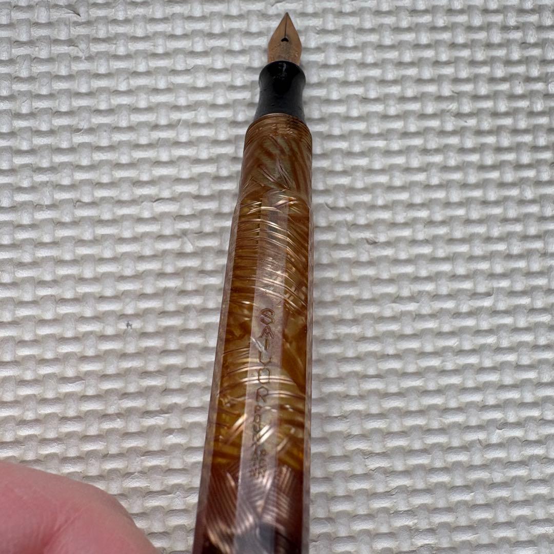 sailor セーラー 万年筆 箱あり　セルロイド　べっ甲