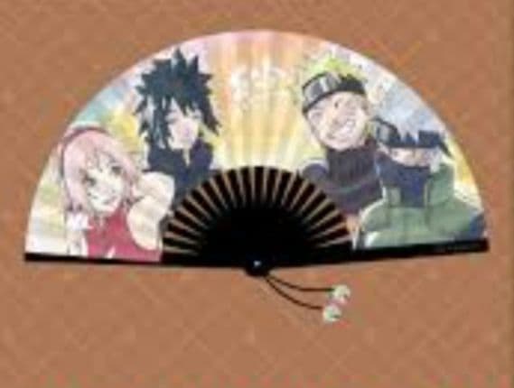 NARUTO ナルト サスケ サクラ カカシ 扇子 絆 J-WORLD