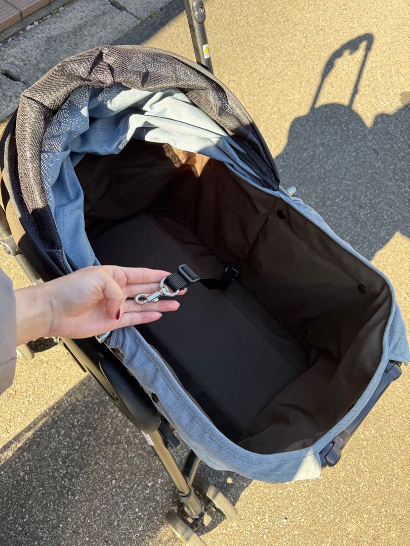 最終値下げ！！compet mimimili ライト　ペットカート レイクブルー