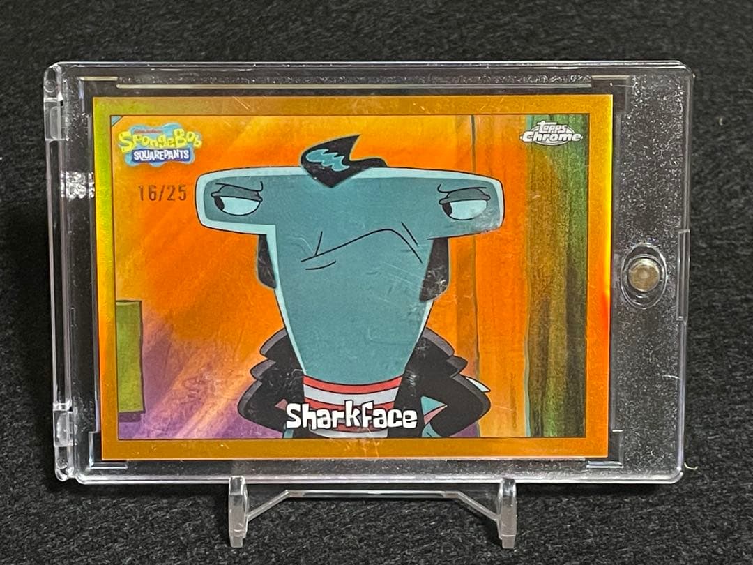 2025 Topps Chrome スポンジボブ Sharkface /25