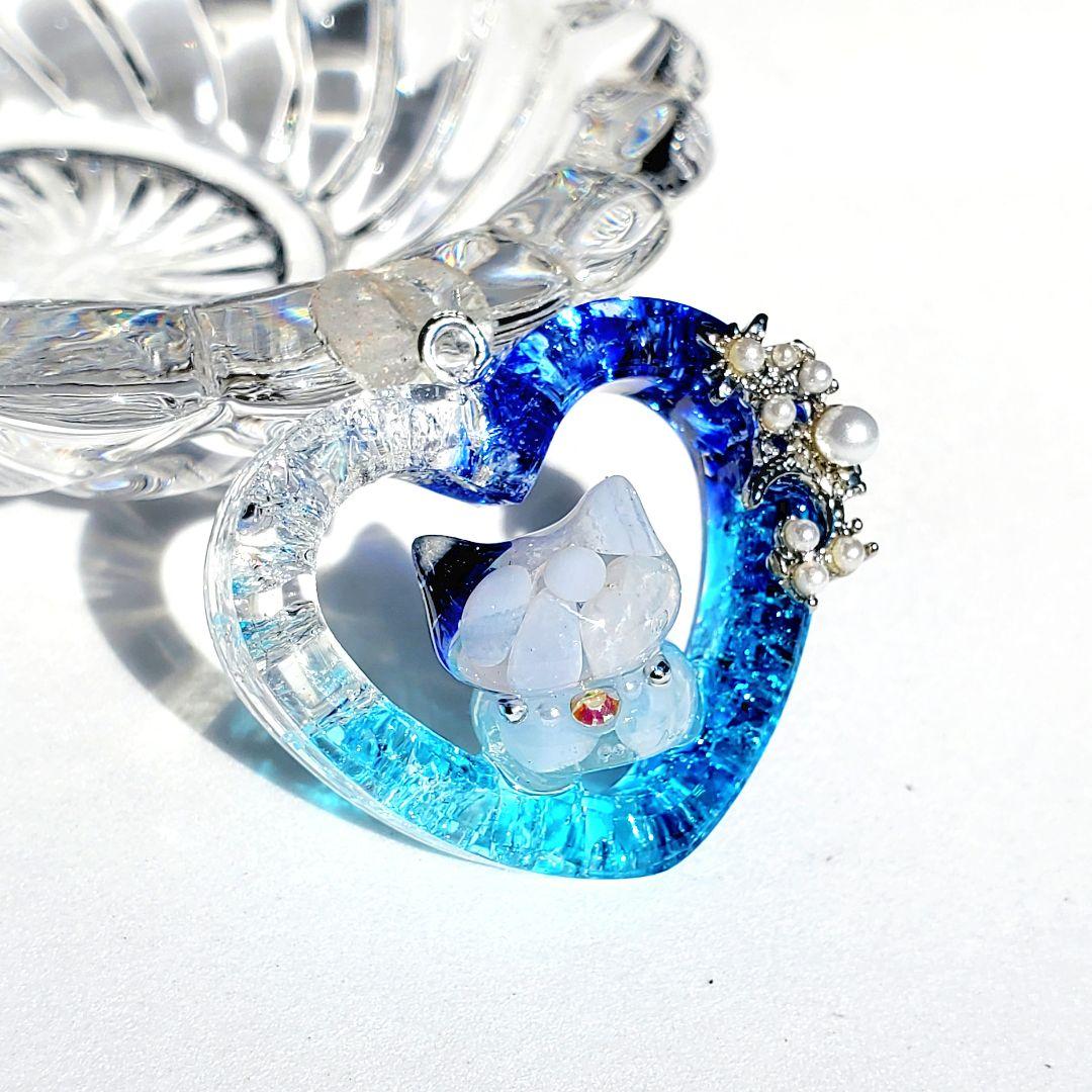 はくとん　　佐竹ガラスの星空ネックレス　レジンネックレス　ハンドメイド