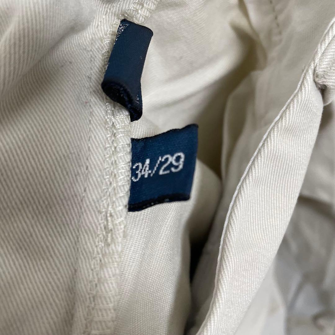 90s ラルフローレン　ポロチノ　チノパン　ベージュ　w34 L29