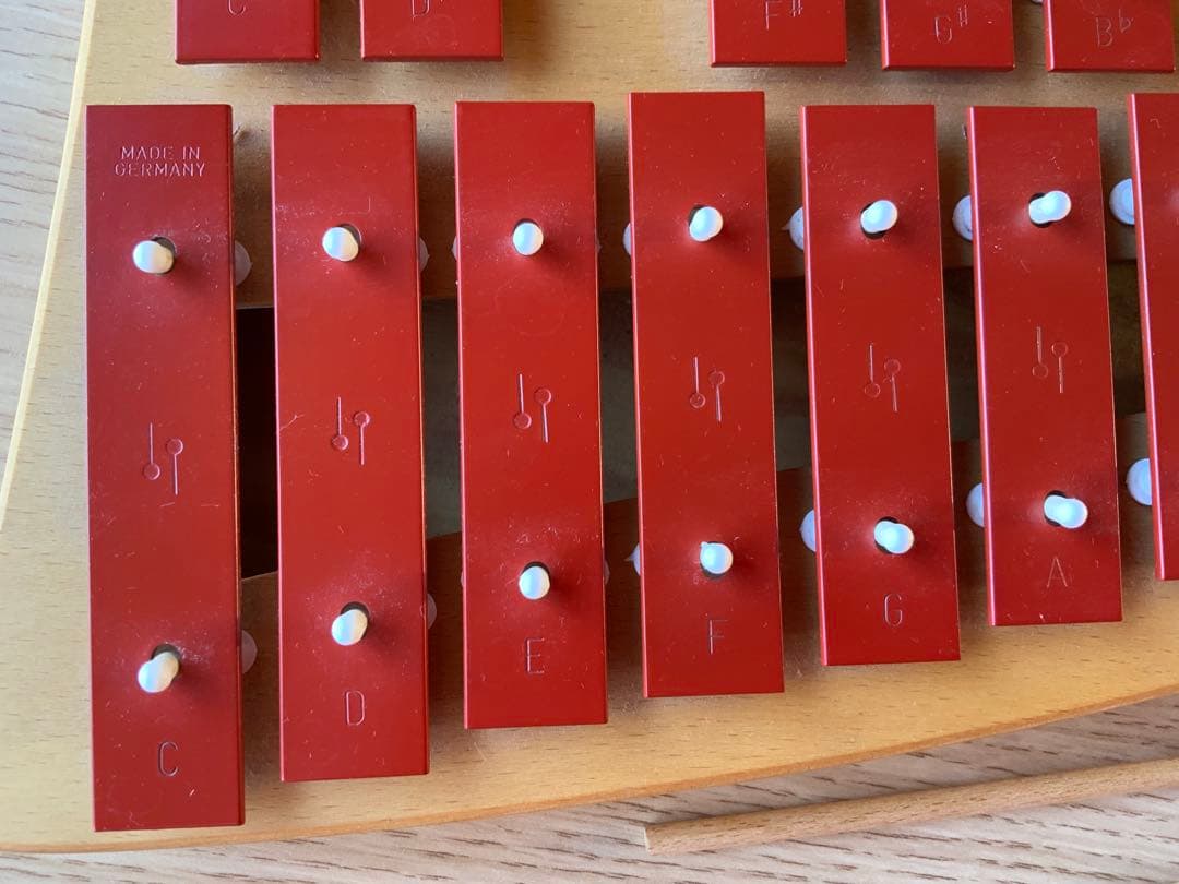 ２万 知育玩具 ドイツ ゾノア社 グロッケンシュピール メタルフォン NG-30