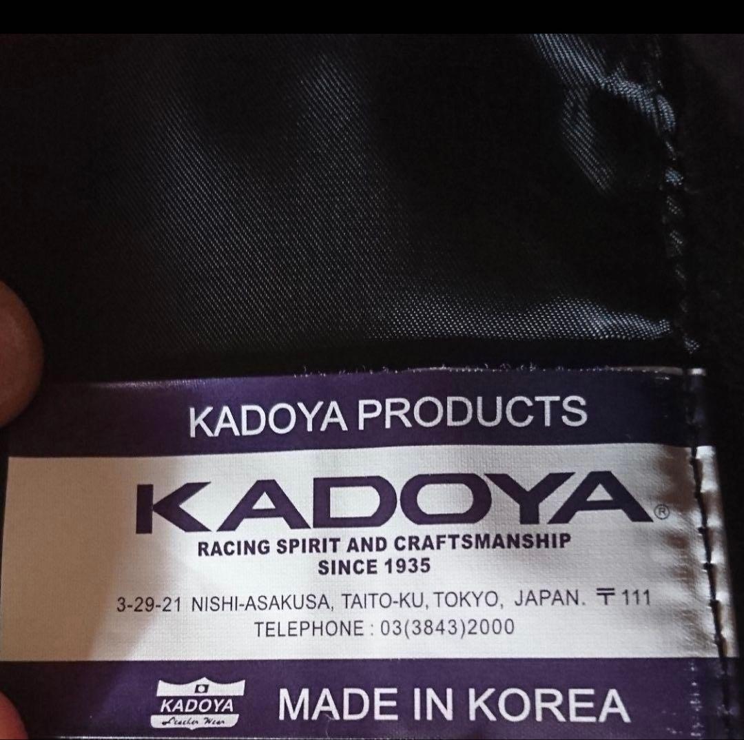 カドヤ ライダースベスト 革ベスト