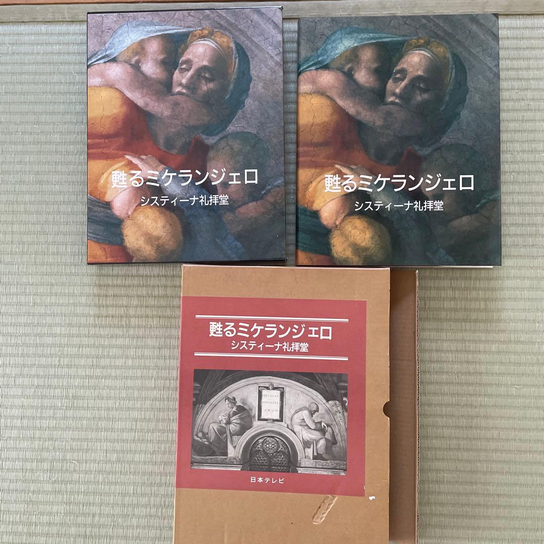 【希少価値絶版本】甦るミケランジェロ システィーナ礼拝堂