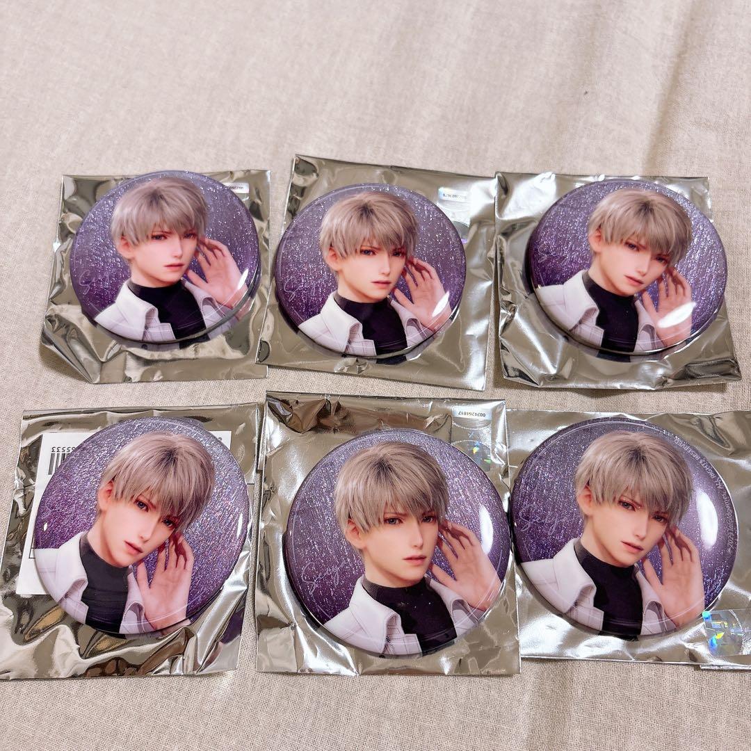 新品 恋と深空　缶バッジ セイヤ　スイパラ　リアル顔