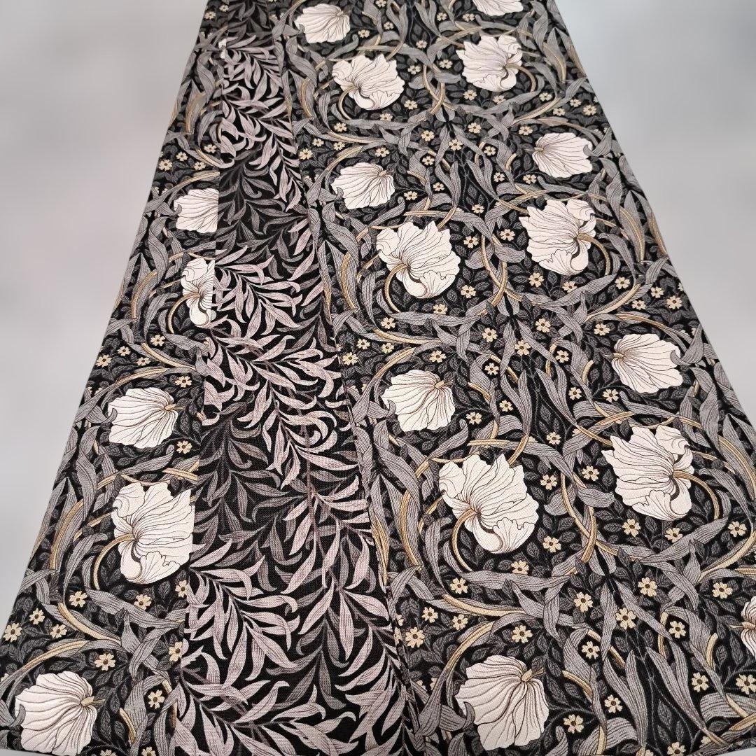 半幅帯　長尺　ウィリアムモリス　ピンパーネル×ウィローボゥ　リバーシブル