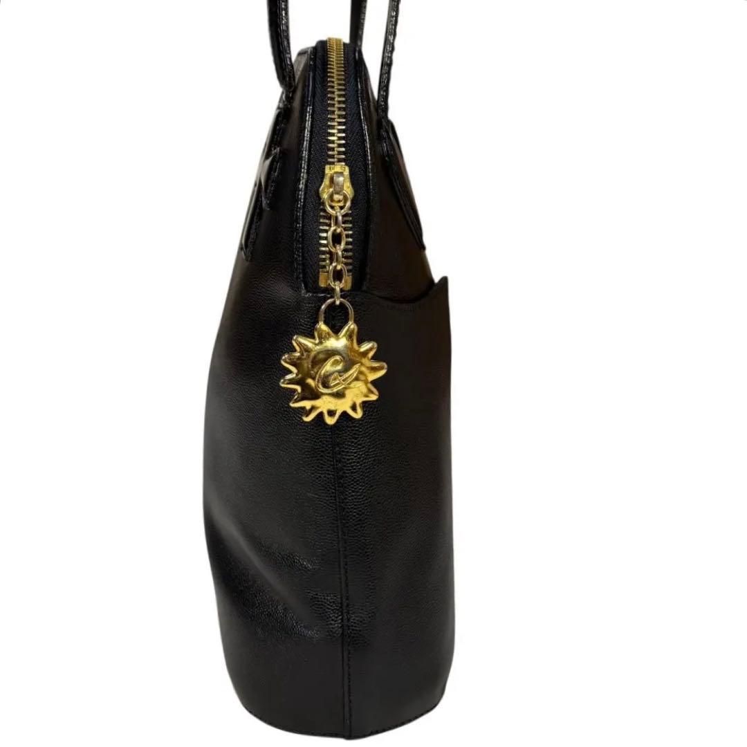 美品　希少　クリスチャンラクロワ　❤︎ハート&➕クロス　シボ革　ショルダーバッグ