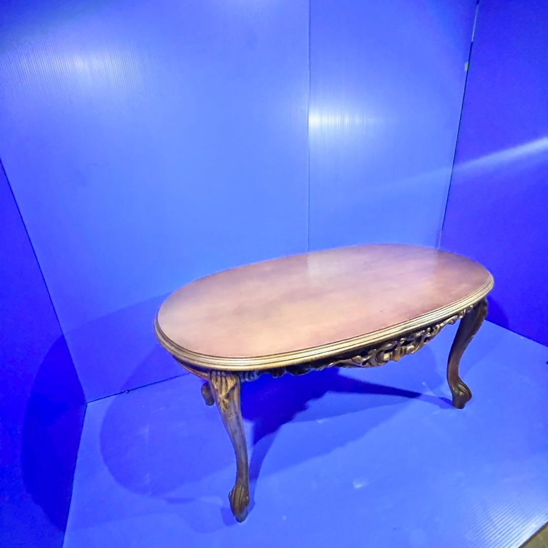 ローテーブル アンティーク 猫脚 ローテーブル