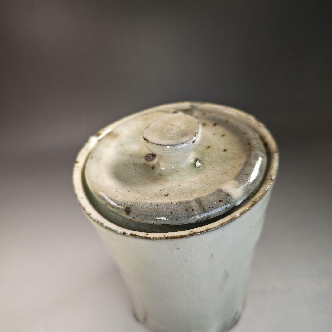 イ775 水指『近藤精宏』『榛沢窯　粉引　水指　共箱』茶道具