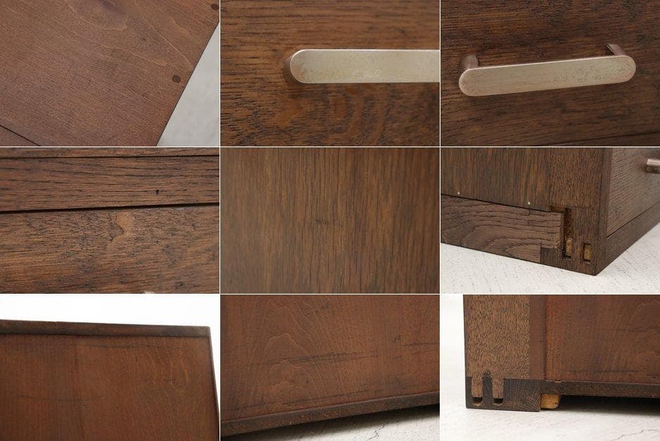 レトロ 3杯 小引き出し A4 収納 抽斗 書類 小物入れ ヴィンテージ