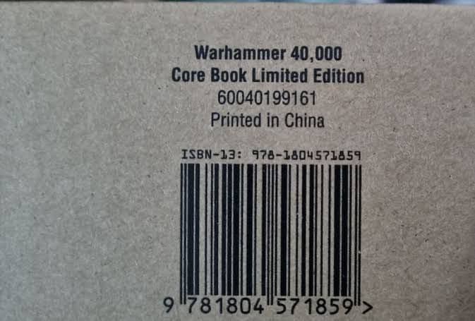 ウォーハンマー40.000 コア ブック 限定　WH40K Core Book