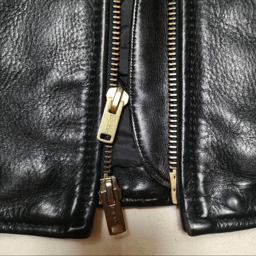 VANSON D シングルライダース34 ダブルファスナー仕様