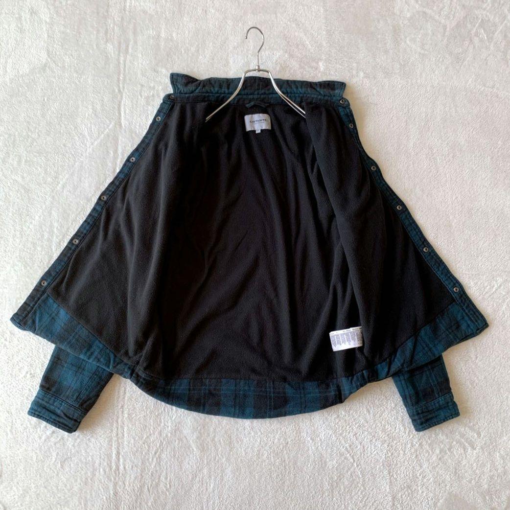人気 CARHARTT WIP チェック シャツ ジャケット 裏地 フリース