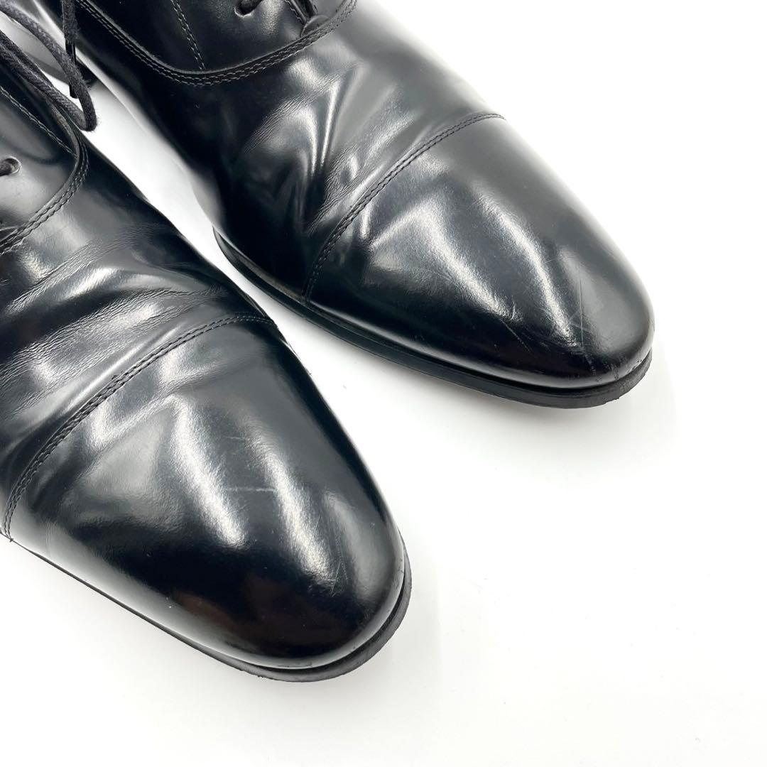 リーガル 革靴 011R ストレートチップ 内羽根 黒 本革 25 Y1122