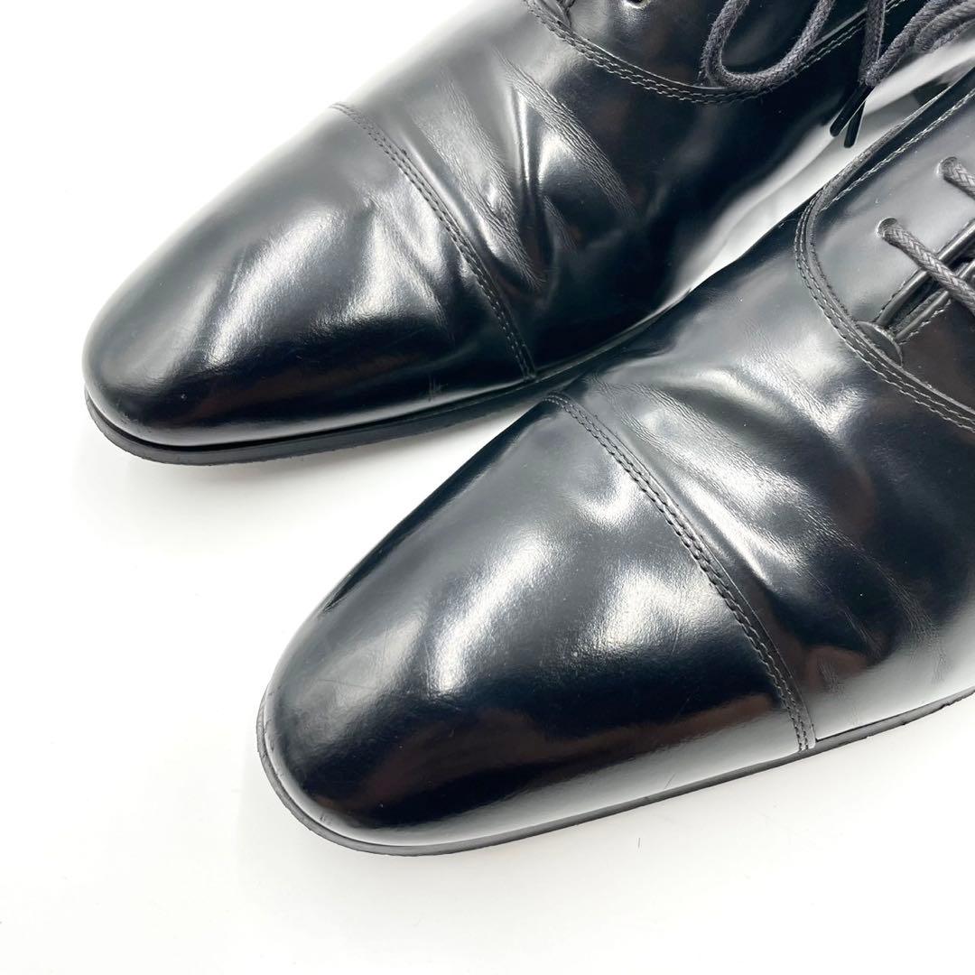 リーガル 革靴 011R ストレートチップ 内羽根 黒 本革 25 Y1122