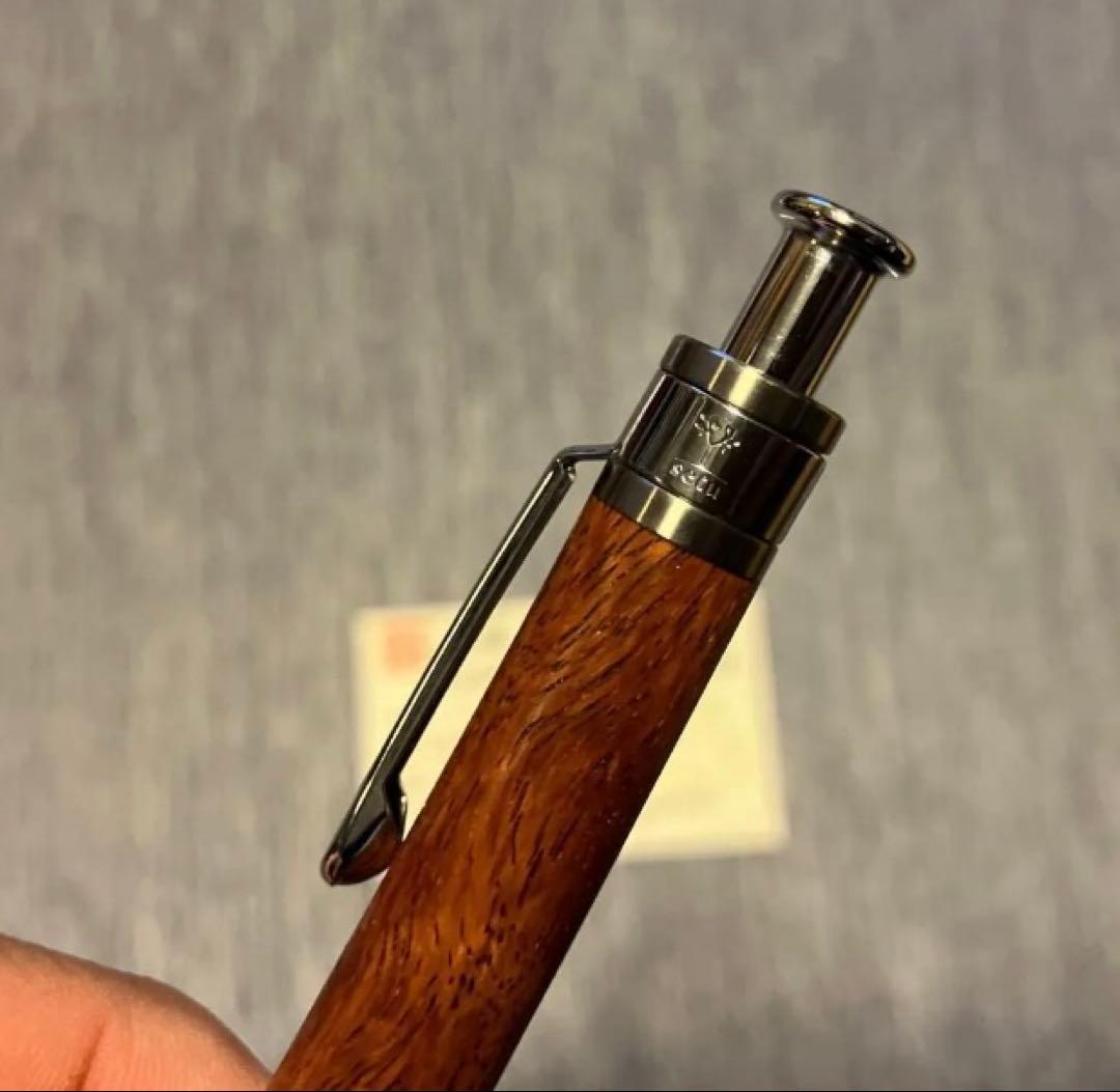 工房楔　花梨 ちぢみ杢・トラ杢 0.5mmペンシル楔