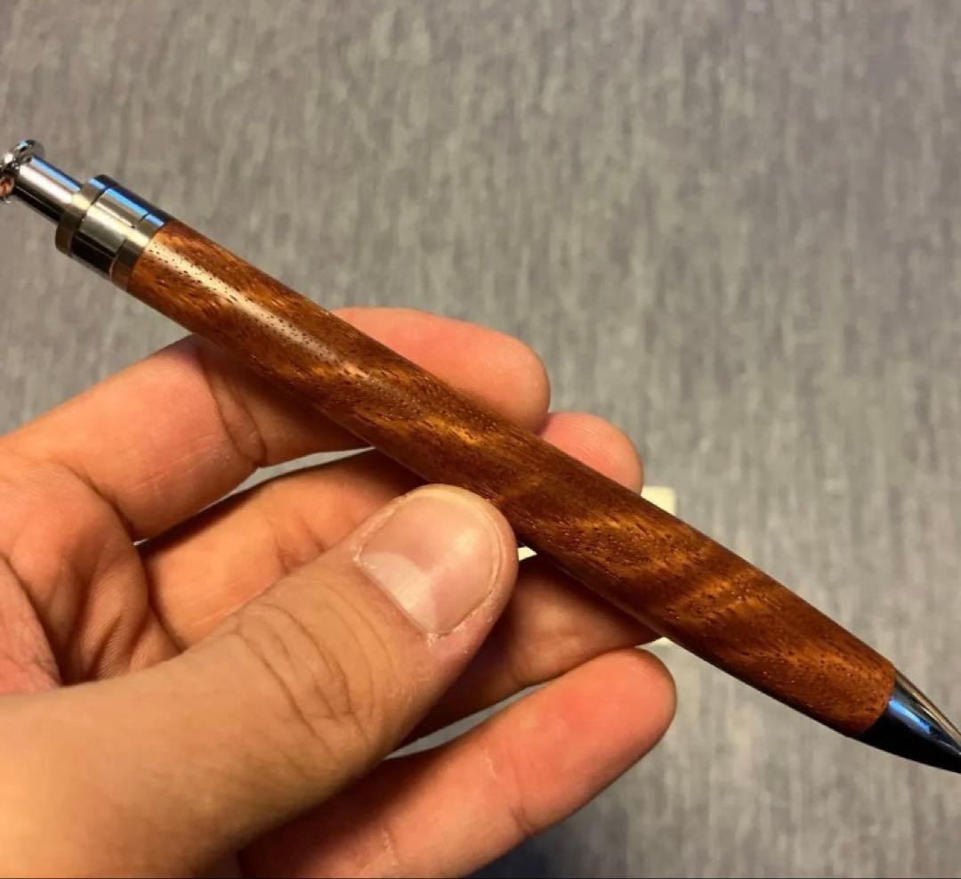 工房楔　花梨 ちぢみ杢・トラ杢 0.5mmペンシル楔