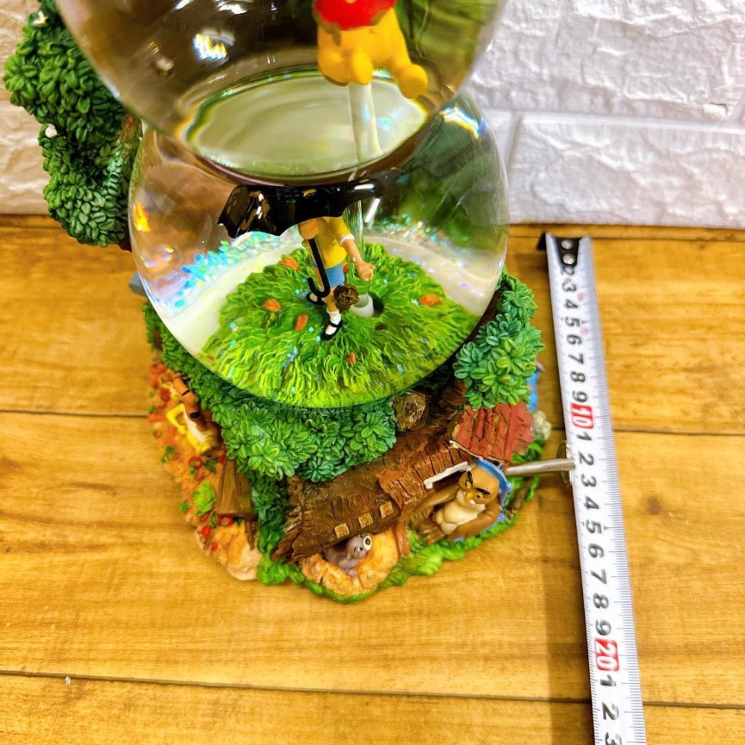 【廃盤品】くまのプーさん　ディズニー スノードーム オルゴール　ヴィンテージ