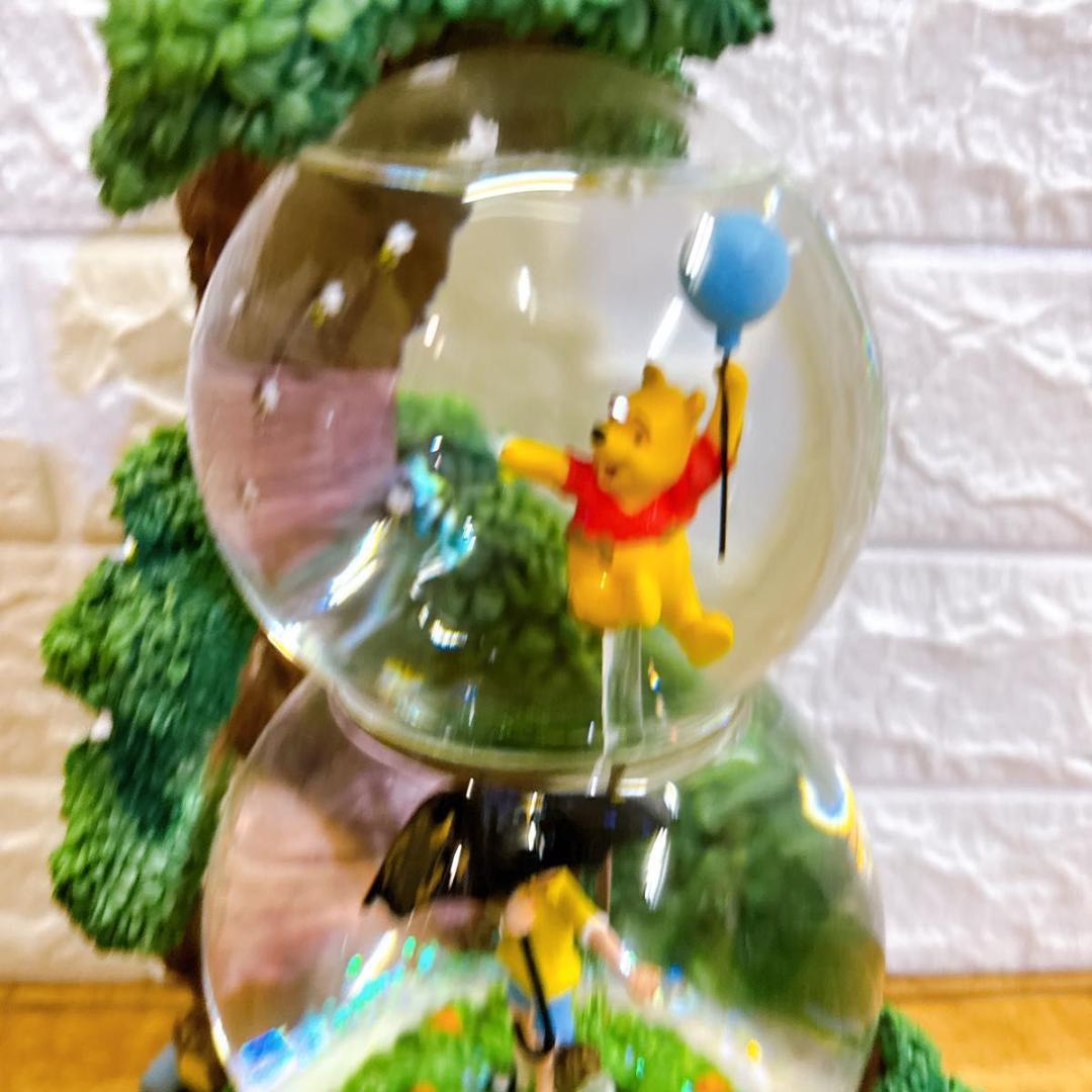 【廃盤品】くまのプーさん　ディズニー スノードーム オルゴール　ヴィンテージ