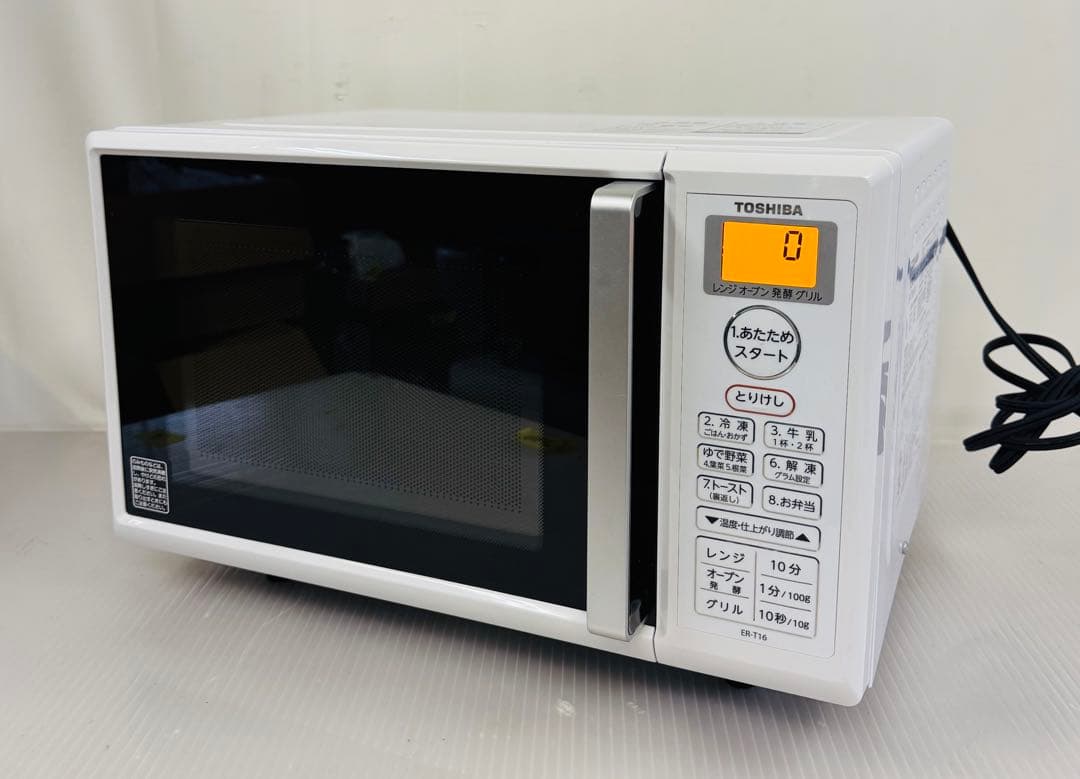 9h18 TOSHIBA ER-T16(W) 2020年製 東芝 電子レンジ