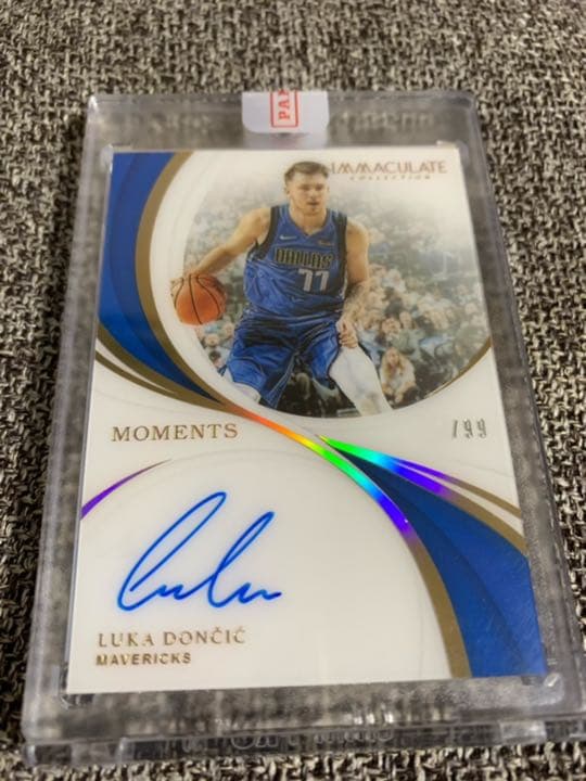その他 Luka Doncic Auto RC Immaculate Moments