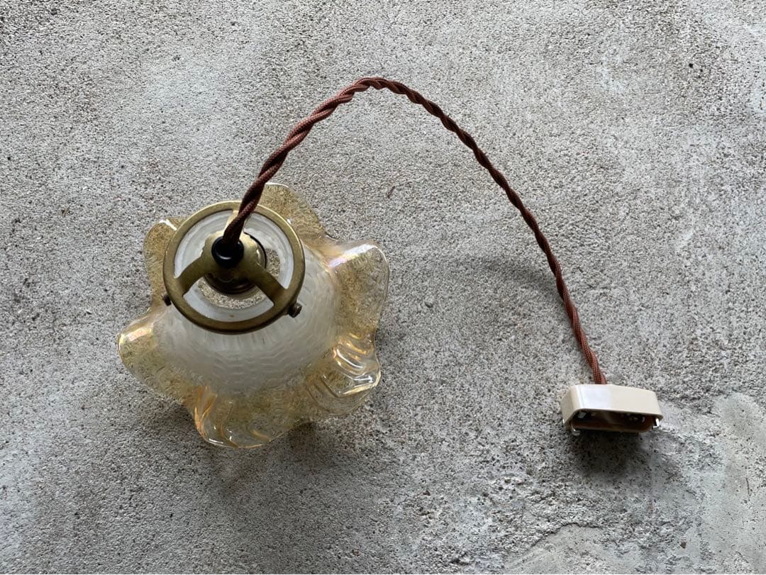 gー10.フランスアンティーク 吊り下げ ライト ソケット ランプ 店舗 什器