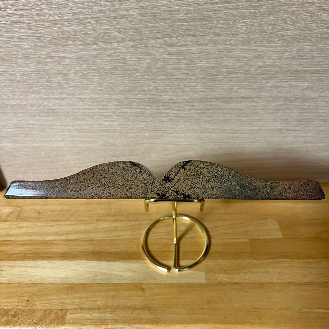 ⬛︎【１点もの】ピクチャージャスパー　天然石　ブックスタイル　自然風景模様　台座付