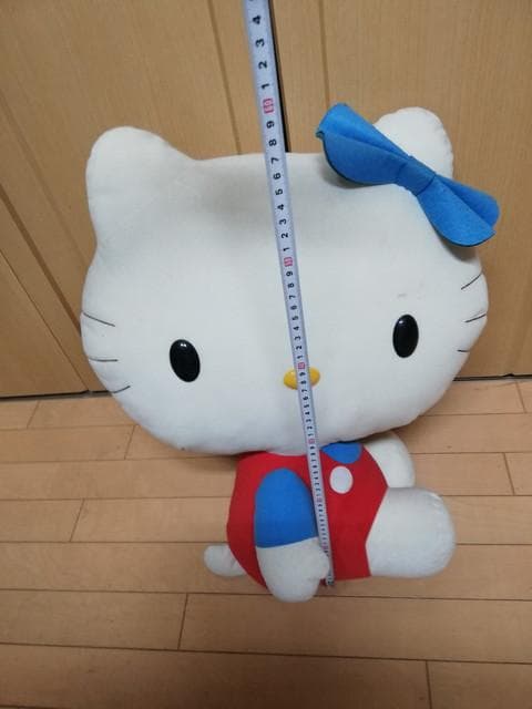 サンリオの横向★初期の特大サイズ★ぬいぐるみハローキティ ぬいぐるみ