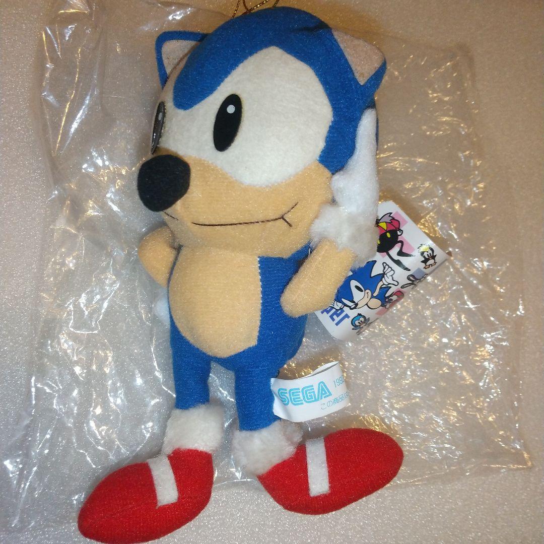 セガ・ソニック・ザ・ヘッジホッグ ぬいぐるみ 1992年 アミューズメント景品