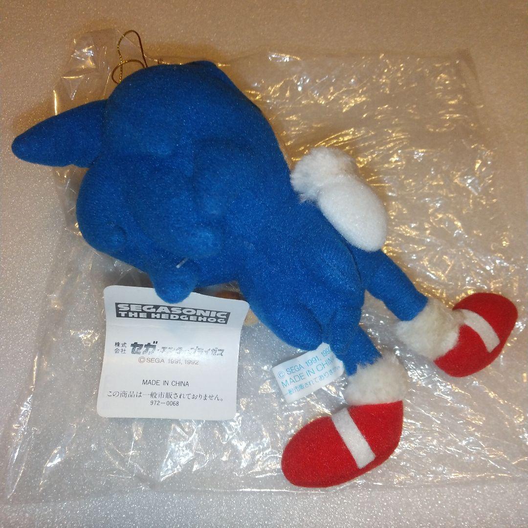 セガ・ソニック・ザ・ヘッジホッグ ぬいぐるみ 1992年 アミューズメント景品