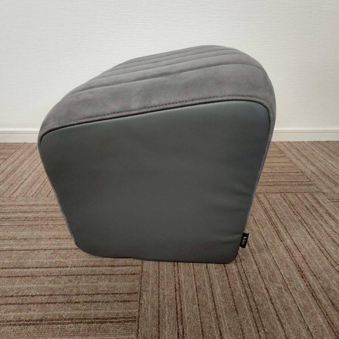 【送料無料】スタイル ソファ ダブルエル(オットマン) グレー