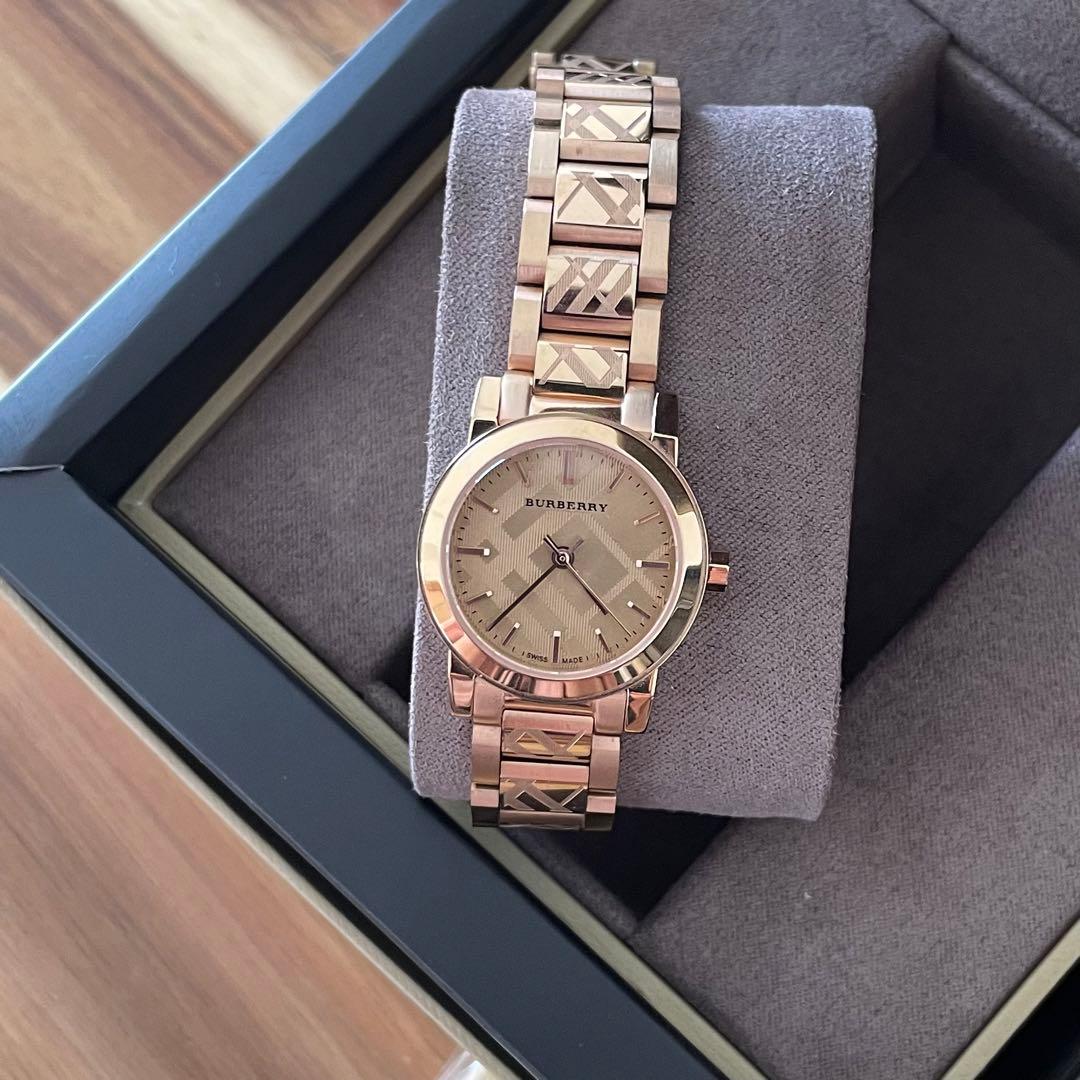 ！お値下げ早い者勝ち！　BURBERRY ローズゴールド 腕時計