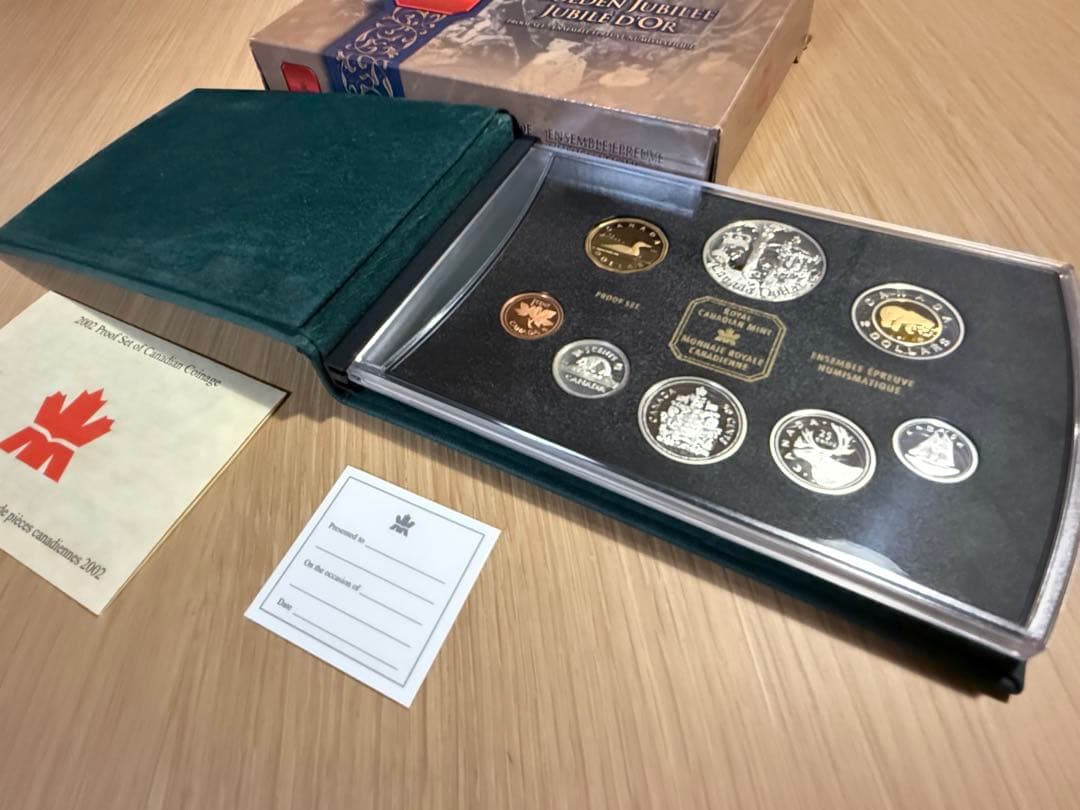 2002年 カナダ貨幣 プルーフセット / Golden Jubilee 8枚