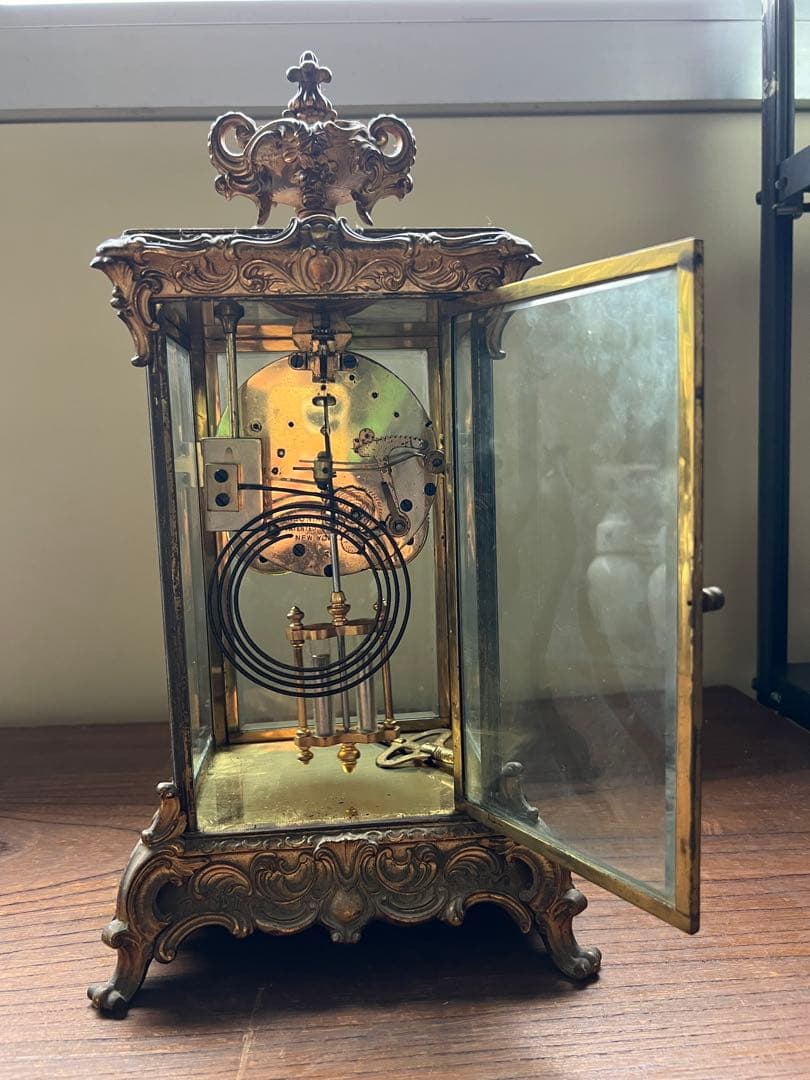 置時計　置物　古美術　19世紀　アンティーク