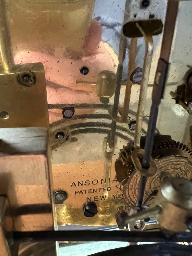 置時計　置物　古美術　19世紀　アンティーク