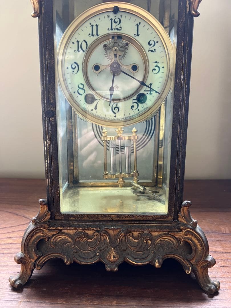 置時計　置物　古美術　19世紀　アンティーク