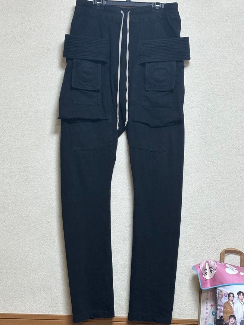 【落札のみ】RickOwens DRKSHDWクリーチカーゴ　素材　RIG