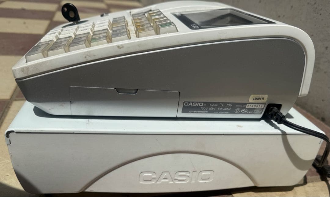 CASIO TE-200 ホワイトレジスター