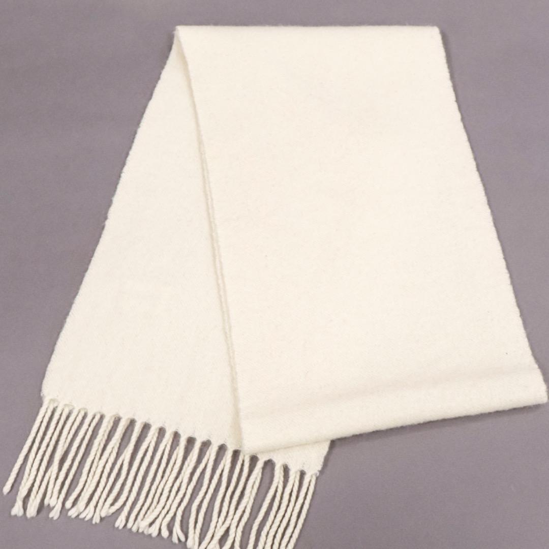 H4966-152◾️フルラ　極上の肌触り！　カシミア100% フリンジマフラー