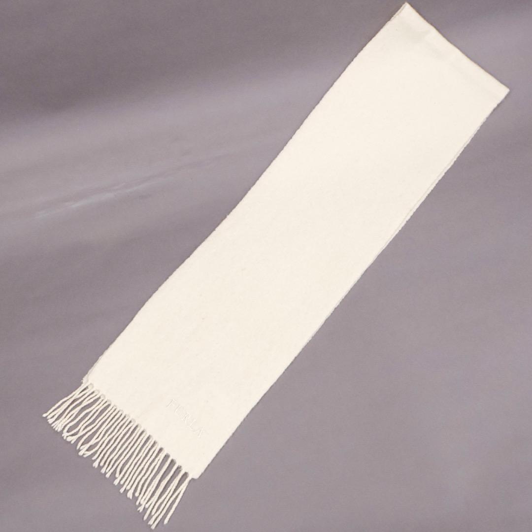 H4966-152◾️フルラ　極上の肌触り！　カシミア100% フリンジマフラー