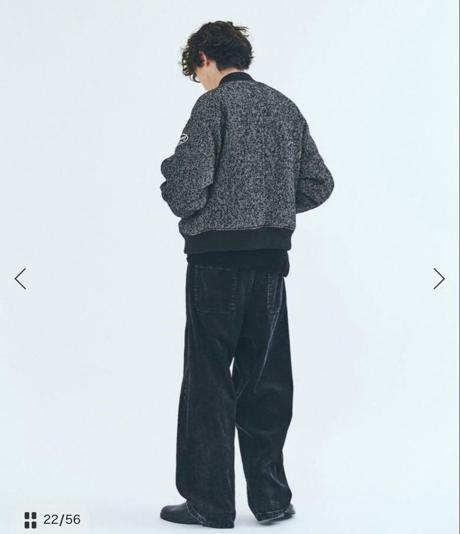 vanson ヘリンボーンジャケット Lサイズ ブラック