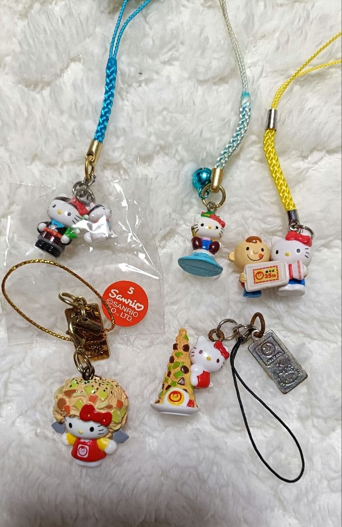 キティ　ハローキティ　値付け　ご当地限定　ストラップ　まとめ売り　サンリオ　レア