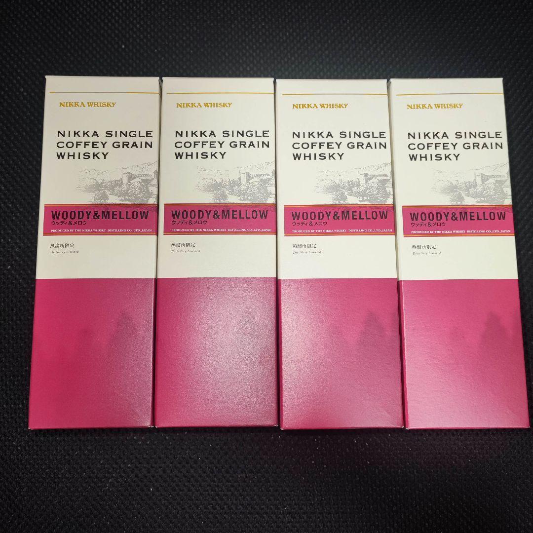 【蒸留所限定】ニッカウイスキー シングル カフェグレーン ウッディ&メロウ　4本