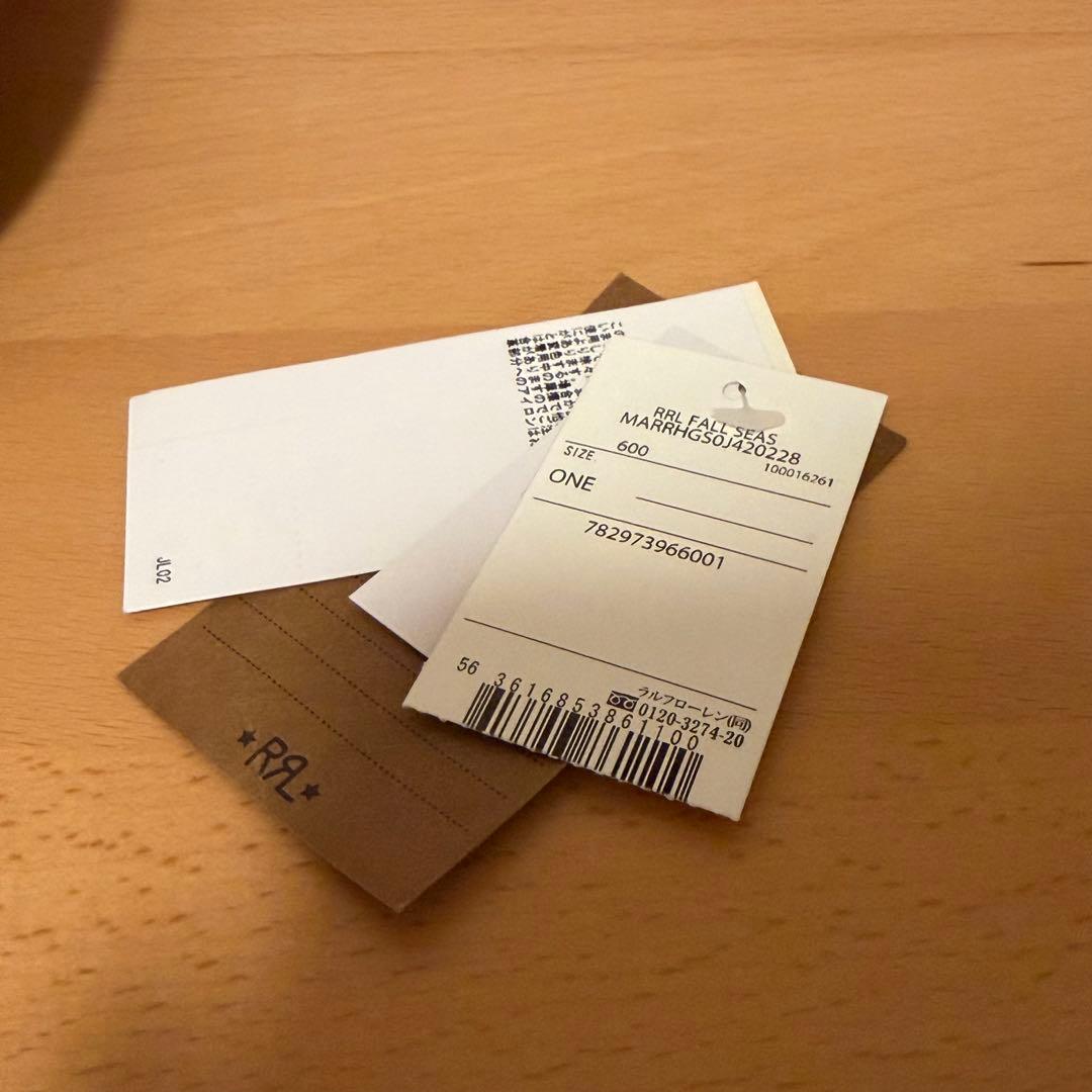 新品【RRL】コーデュロイビル オイルクロス ボール キャップ