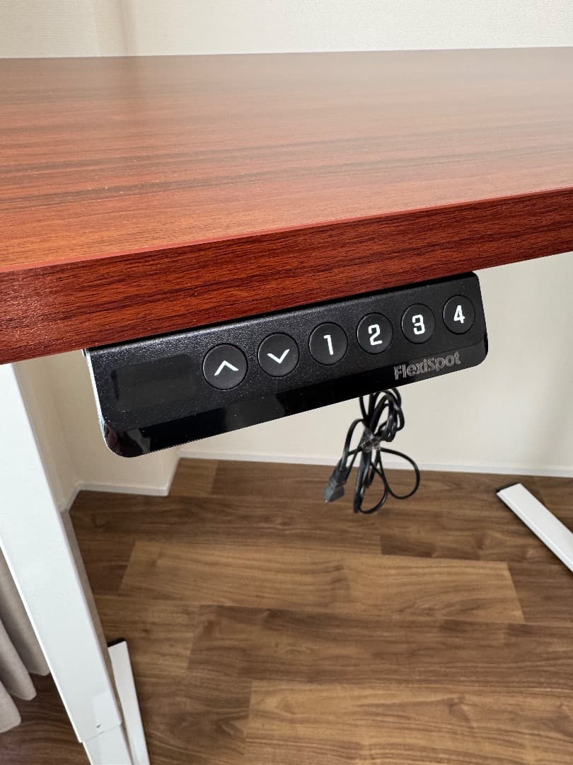 FLEXISPOT EF1 マホガニー 120×60 電動昇降デスク